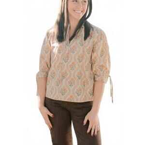 NEW MARIGOLD cara blouse in burnt orchid